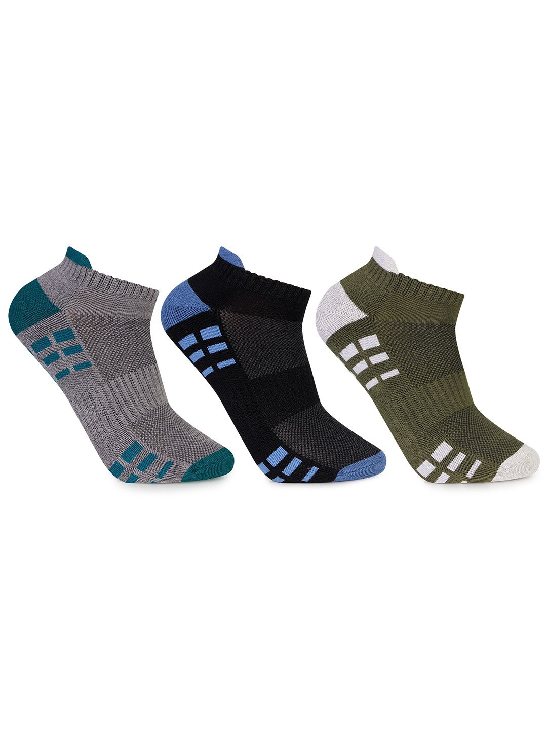 Bonjour Pack of 3 Men Ankle Length Odor Free Breathable Bamboo Cotton Socks, Assorted
Bonjour Pack of 3 Men Ankle Length Odor Free Breathable Bamboo Cotton Socks, Assorted