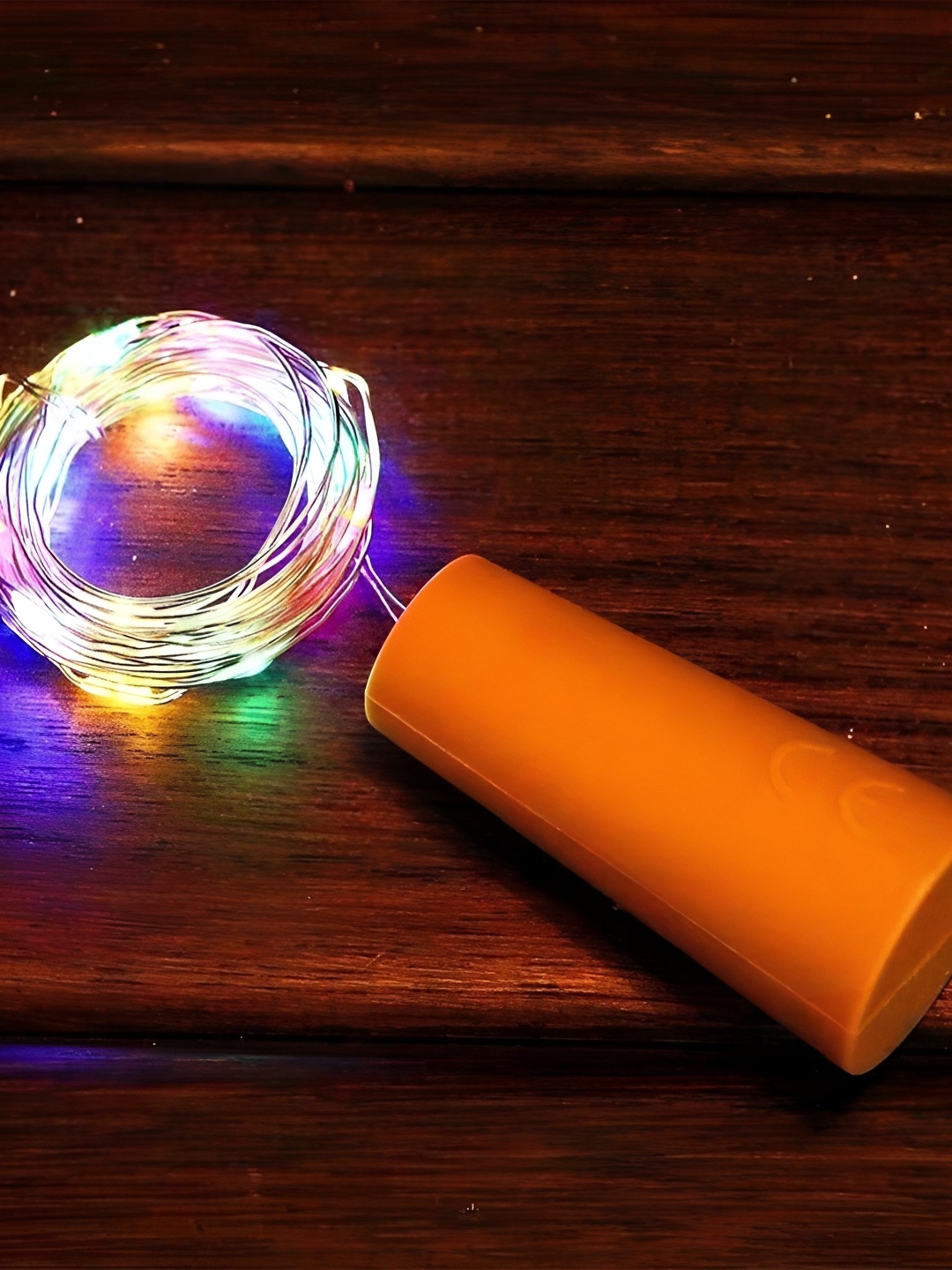 SPARK WORLD Green & Pink Rice Shape String Lights