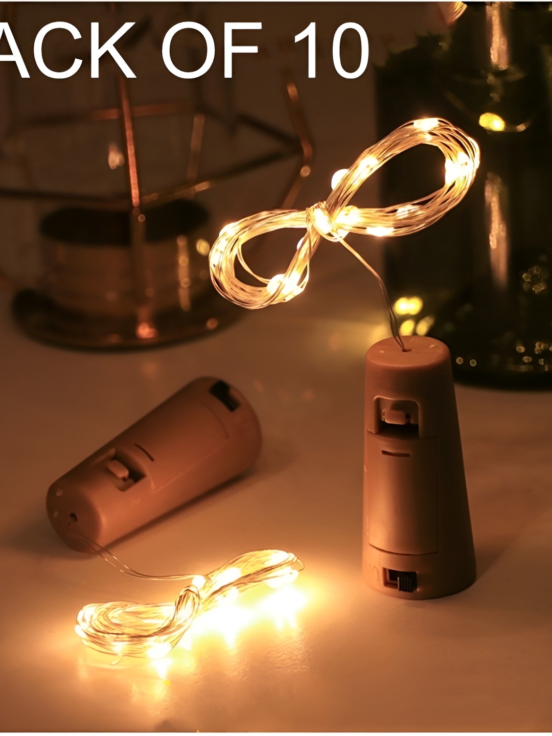 SPARK WORLD Yellow 10 Pieces LED String Lights
