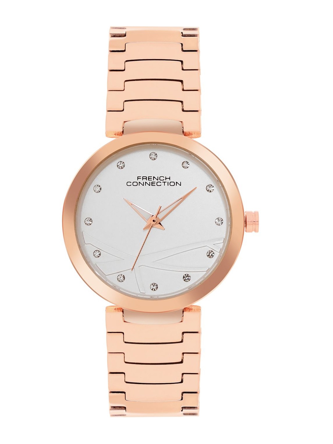 French Connection Women Dial & Stainless Steel Bracelet Style Straps Watch FCN063RGM, Silver
French Connection Women Dial & Stainless Steel Bracelet Style Straps Watch FCN063RGM, Silver