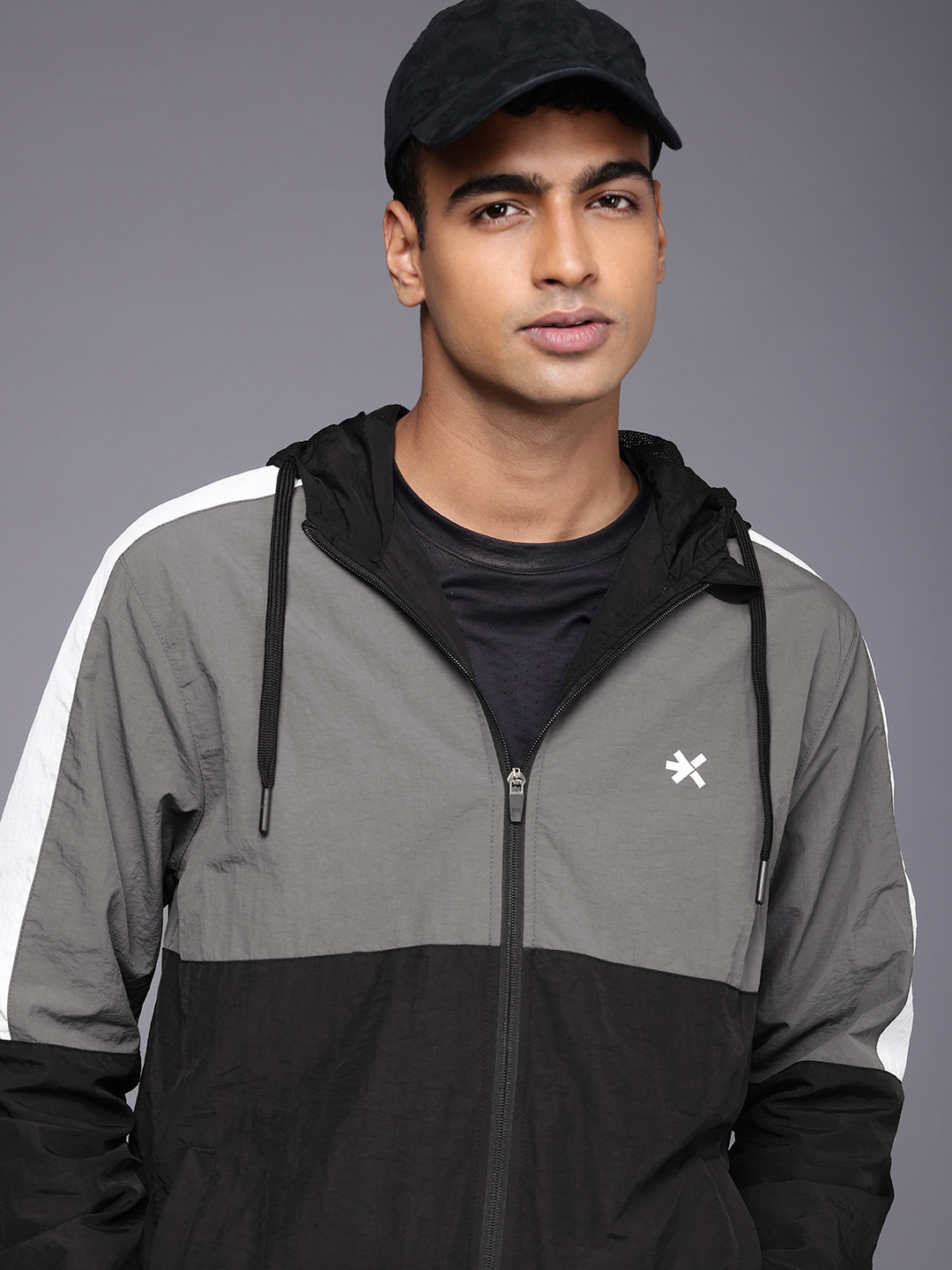 HRX by Hrithik Roshan Colourblocked STREETPULSE Rapid-Dry Sporty Lifestyle Jacket, Grey
HRX by Hrithik Roshan Colourblocked STREETPULSE Rapid-Dry Sporty Lifestyle Jacket, Grey