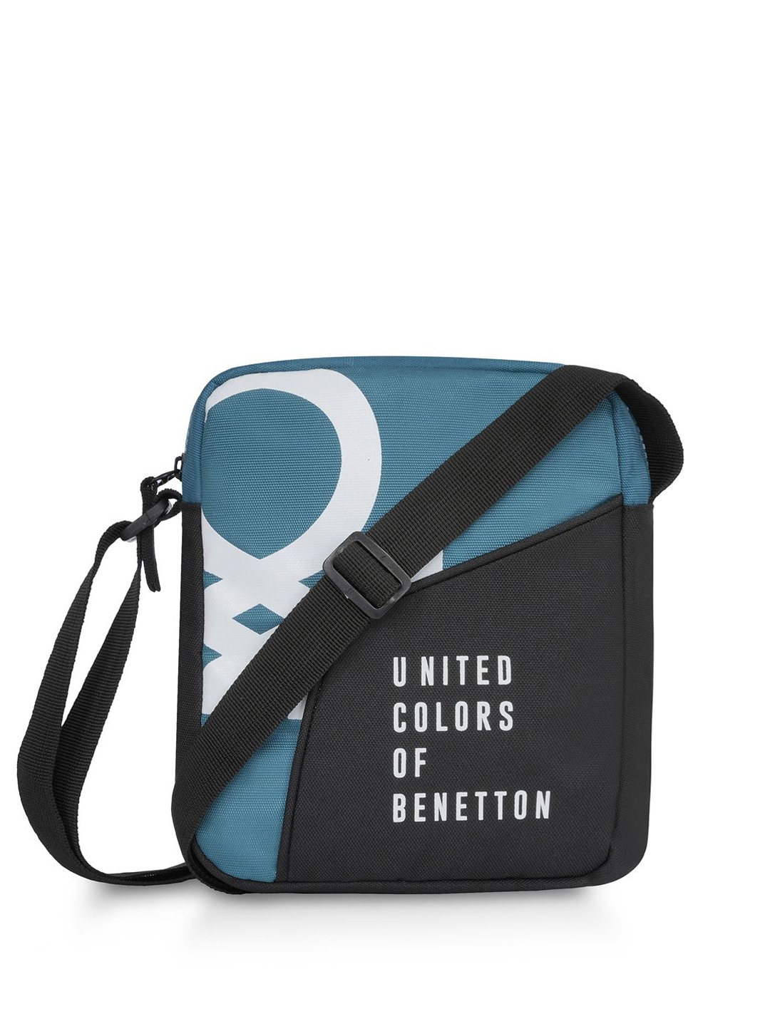 United Colors of Benetton Unisex Geometric Colourblocked Structured Sling Bag, Green
United Colors of Benetton Unisex Geometric Colourblocked Structured Sling Bag, Green