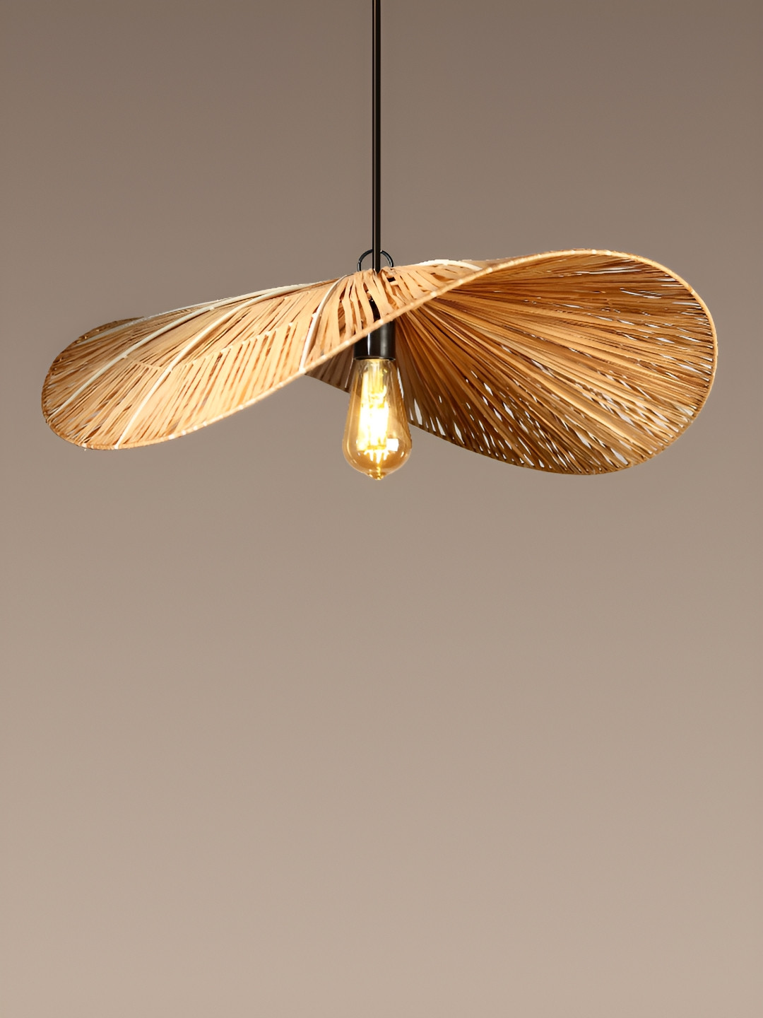 HABERE INDIA Beige Textured Wooden Ceiling Lamp
HABERE INDIA Beige Textured Wooden Ceiling Lamp