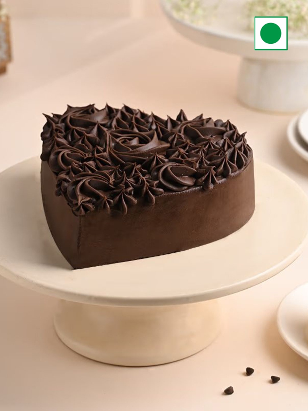 Floweraura Special Yummy Cream Roses Chocolate Flavour Heart Shape Cake 1 kg, Brown
Floweraura Special Yummy Cream Roses Chocolate Flavour Heart Shape Cake 1 kg, Brown
