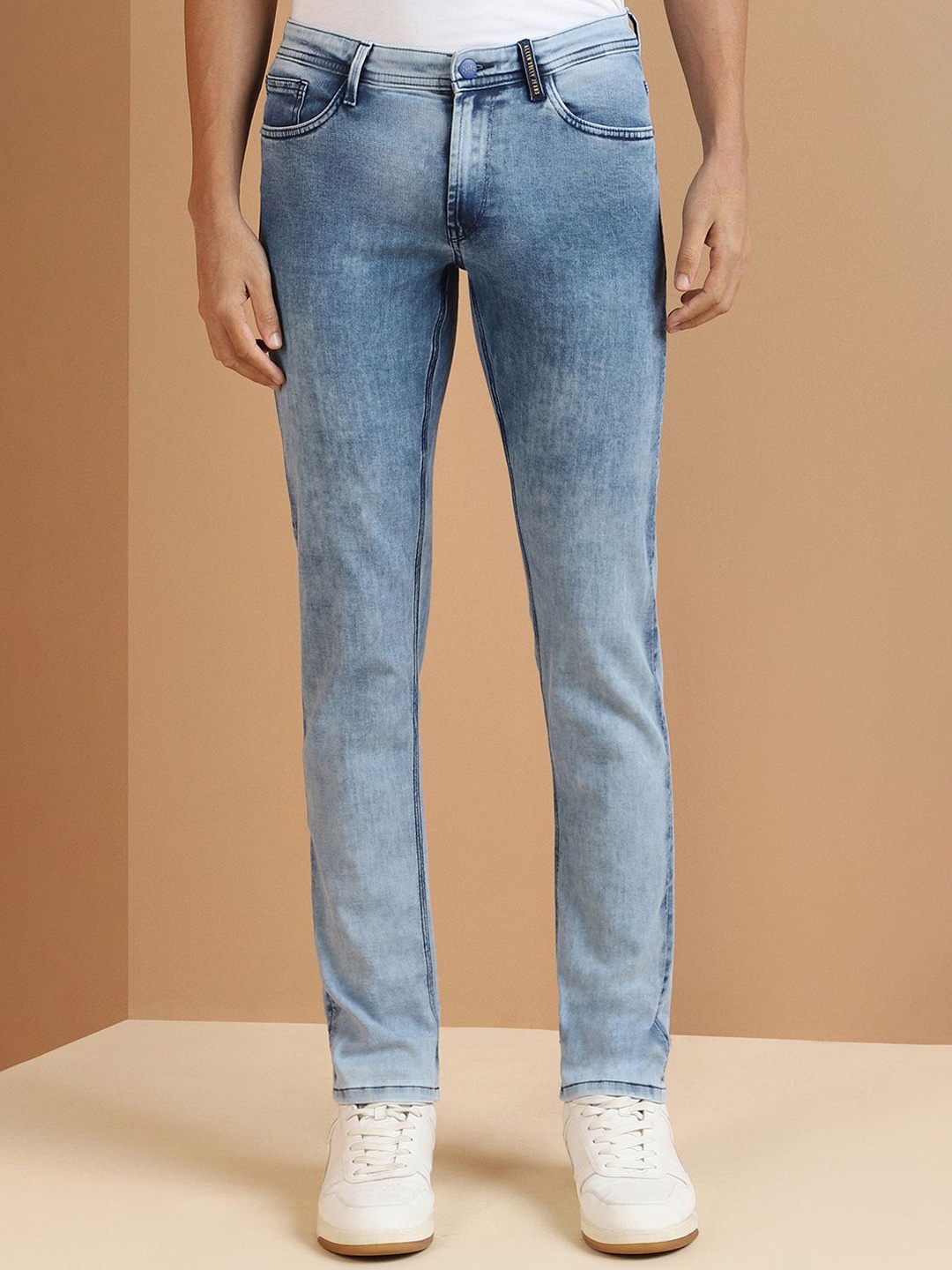 Allen Solly Men Clean Look Heavy Fade Light Shade Non Stretchable Skinny Fit Jeans, Blue
Allen Solly Men Clean Look Heavy Fade Light Shade Non Stretchable Skinny Fit Jeans, Blue