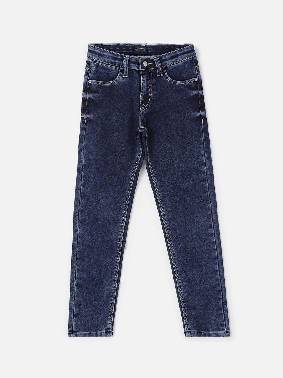 Allen Solly Junior Boys Clean Look No Fade Dark Shade Non Stretchable Skinny Fit Jeans, Navy blue
Allen Solly Junior Boys Clean Look No Fade Dark Shade Non Stretchable Skinny Fit Jeans, Navy blue