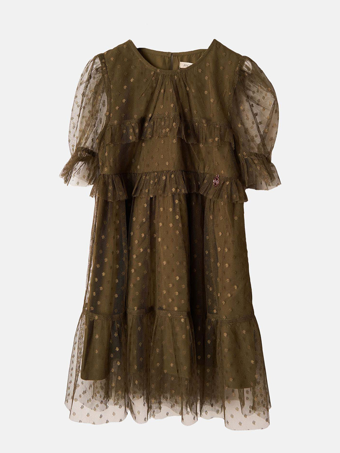 Angel & Rocket Self Design A-Line Dress, Olive
Angel & Rocket Self Design A-Line Dress, Olive