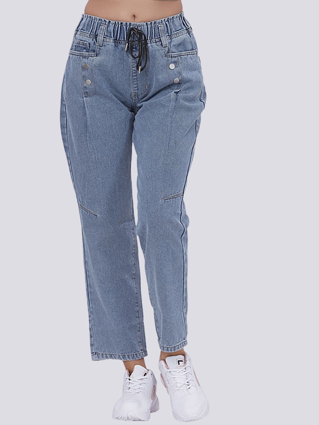 Blum Denim Women Clean Look Coloured Shade Straight Fit High-Rise Cotton Stretchable Jeans, Blue
Blum Denim Women Clean Look Coloured Shade Straight Fit High-Rise Cotton Stretchable Jeans, Blue