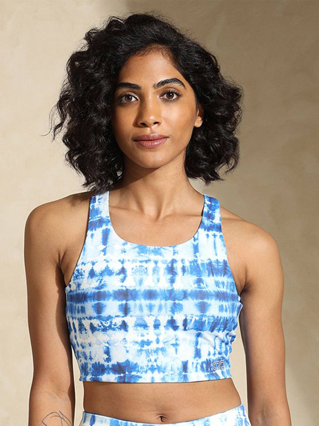 Silvertraq Abstract Printed Full Coverage Sports Bra With Moisture Wicking, Blue
Silvertraq Abstract Printed Full Coverage Sports Bra With Moisture Wicking, Blue