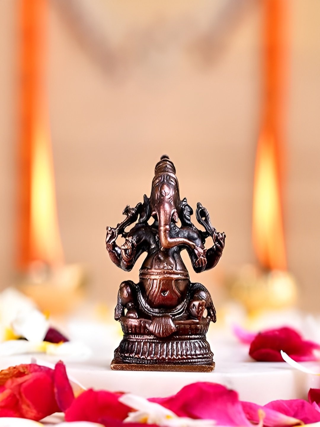 Aura Brown Religious Idol Showpiece