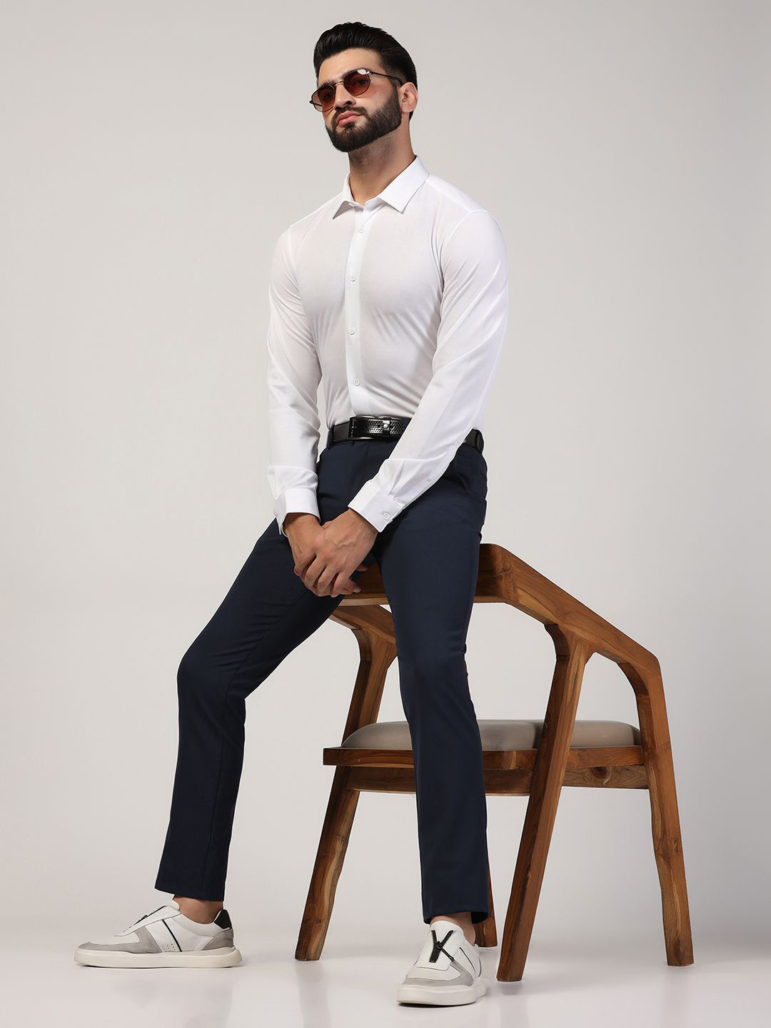 Blackberrys TechPro Men White Stripe Formal Shirts
Blackberrys TechPro Men White Stripe Formal Shirts