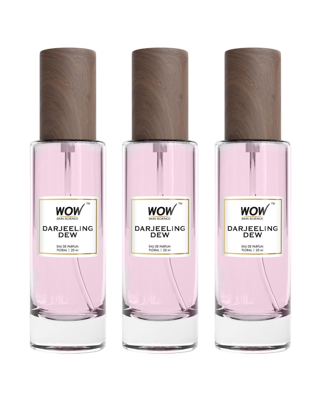WOW SKIN SCIENCE Women 3-Pcs Darjeeling Dew Eau De Parfum Valentine's Day Gift - 20ml each, Transparent
WOW SKIN SCIENCE Women 3-Pcs Darjeeling Dew Eau De Parfum Valentine's Day Gift - 20ml each, Transparent