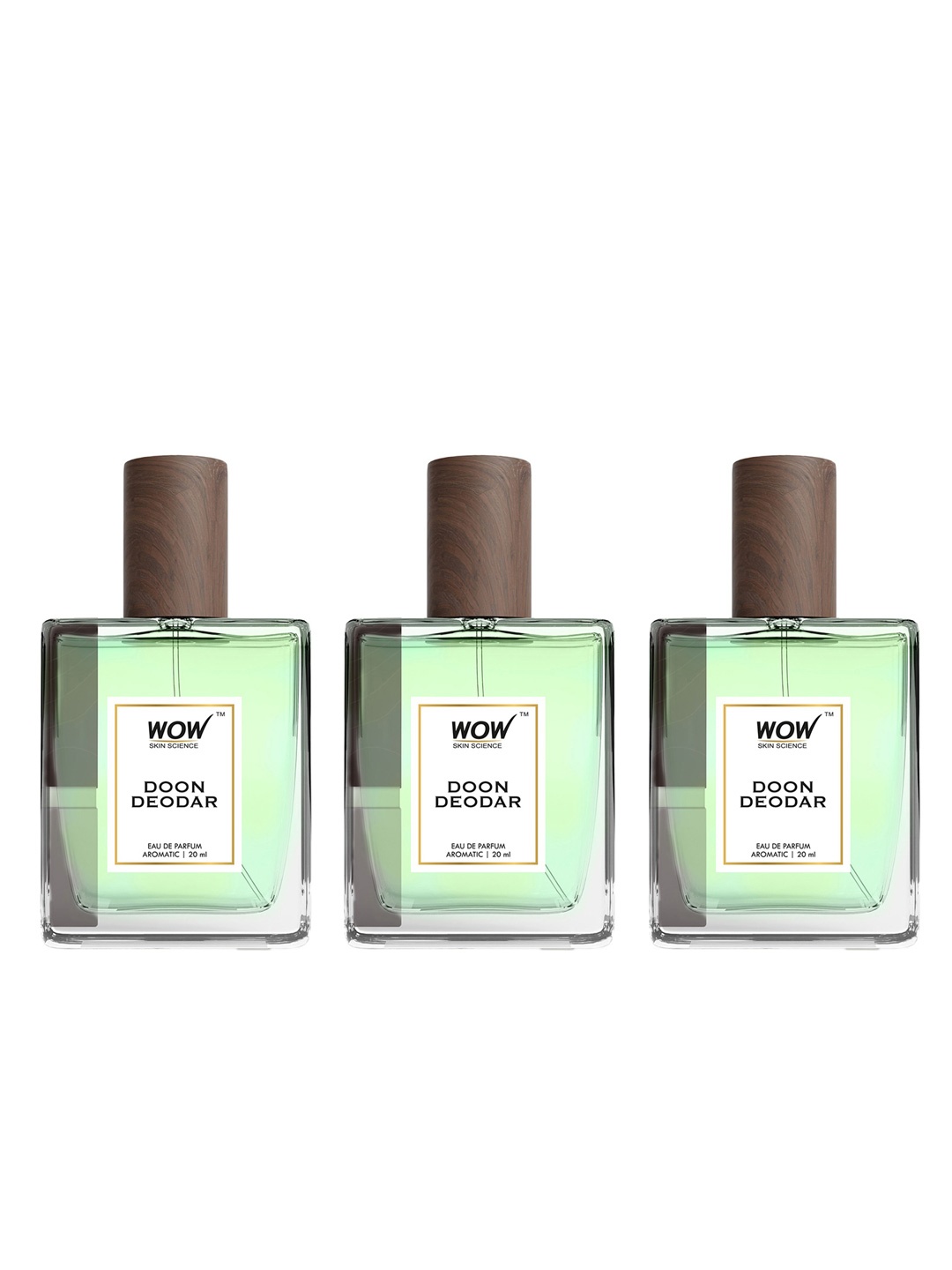 WOW SKIN SCIENCE Men Set of 3 Doon Deodar Eau De Parfum Valentine's Day Gift - 20 ml each, Transparent
WOW SKIN SCIENCE Men Set of 3 Doon Deodar Eau De Parfum Valentine's Day Gift - 20 ml each, Transparent