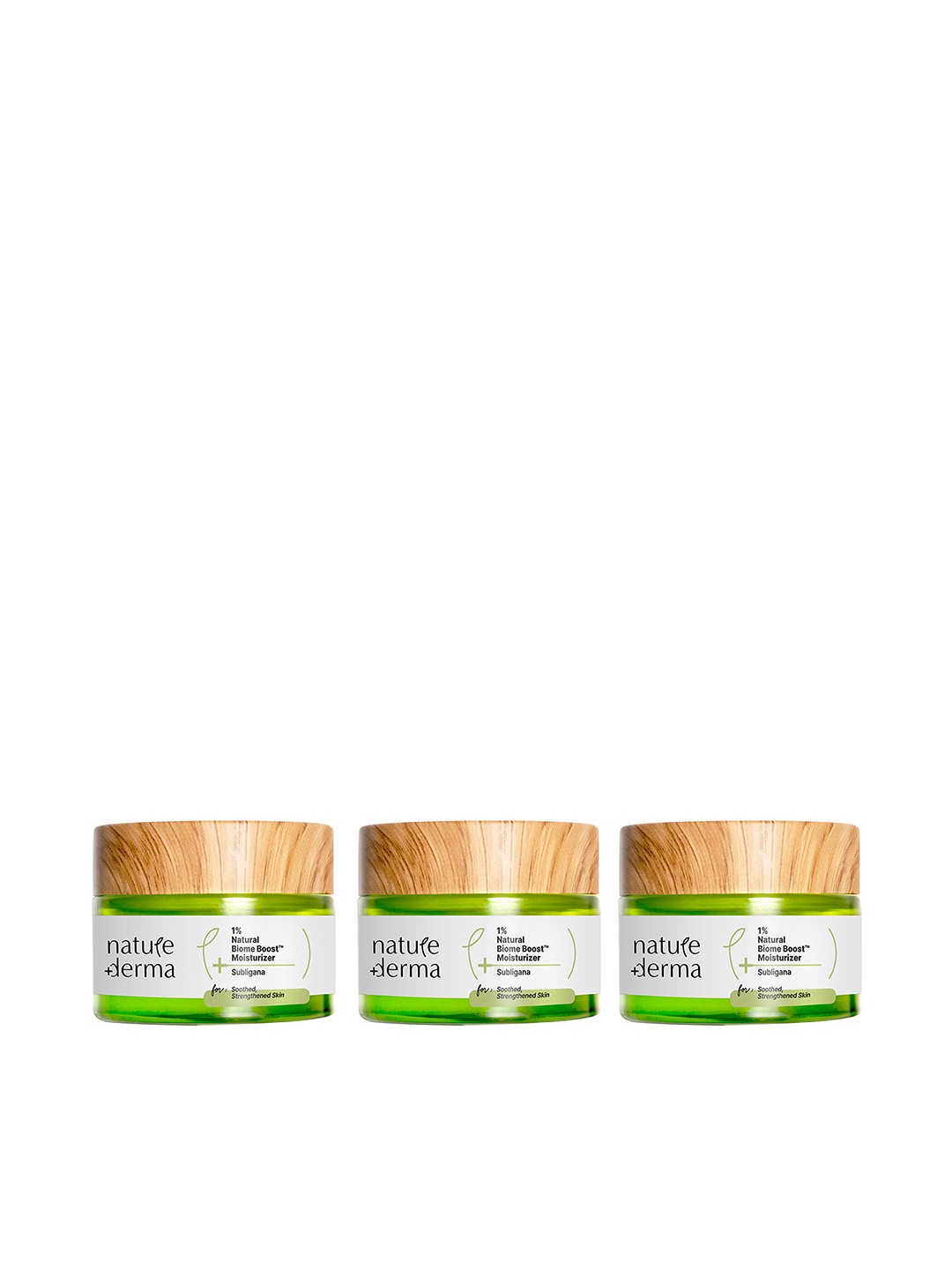 Nature Derma 3Pcs 1% Natural Biome-Boost Moisturizer with Subligana - 15ml each, Green
Nature Derma 3Pcs 1% Natural Biome-Boost Moisturizer with Subligana - 15ml each, Green