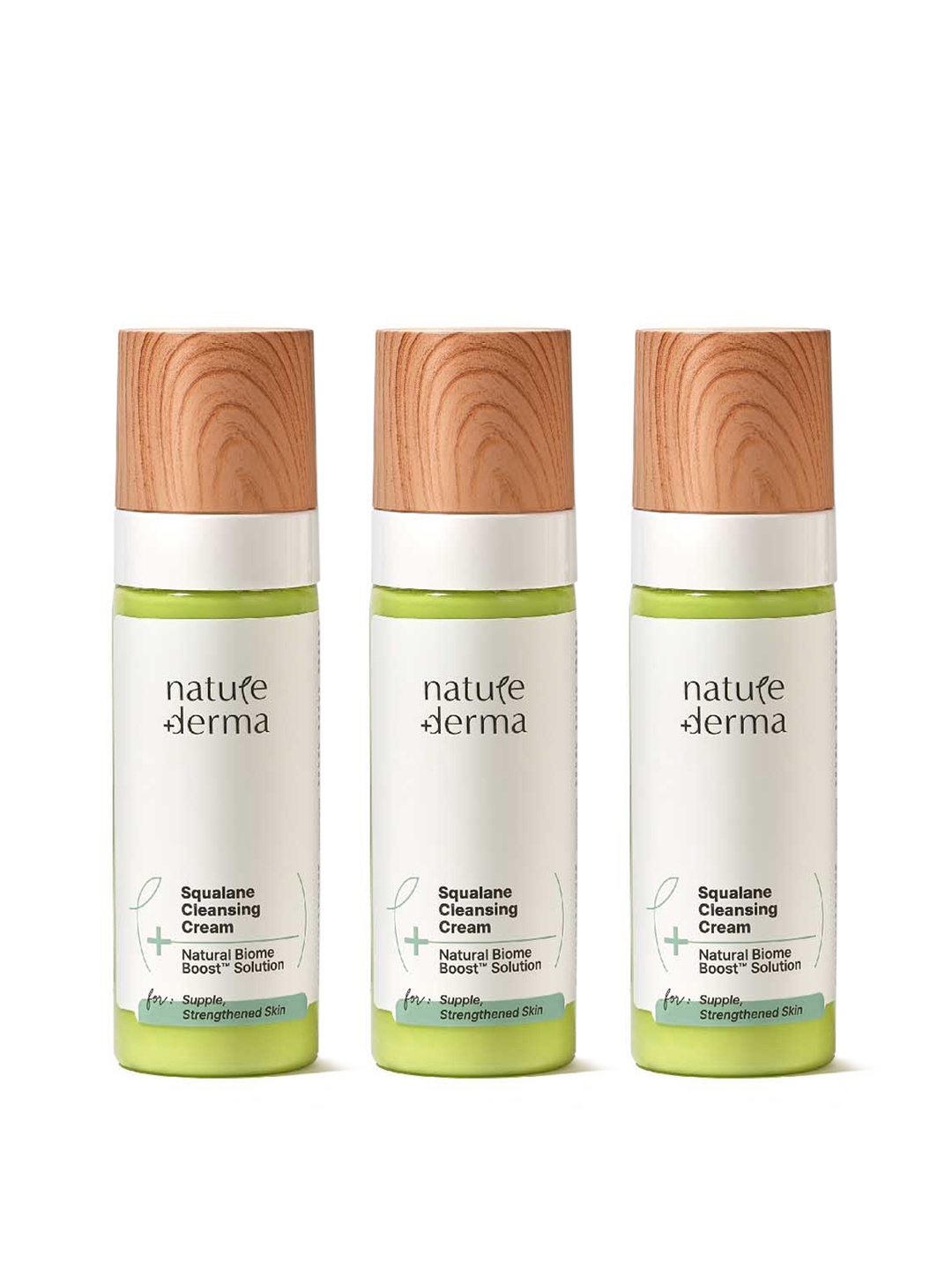 Nature Derma Set of 3 Natural Biome Boost Solution Squalane Cleansing Cream - 50 ml each, Transparent
Nature Derma Set of 3 Natural Biome Boost Solution Squalane Cleansing Cream - 50 ml each, Transparent
