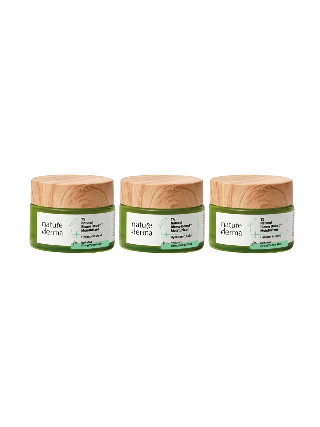 Nature Derma 3Pcs 1% Natural Biome-Boost Moisturizer With Hyaluronic Acid - 50ml each, Transparent
Nature Derma 3Pcs 1% Natural Biome-Boost Moisturizer With Hyaluronic Acid - 50ml each, Transparent