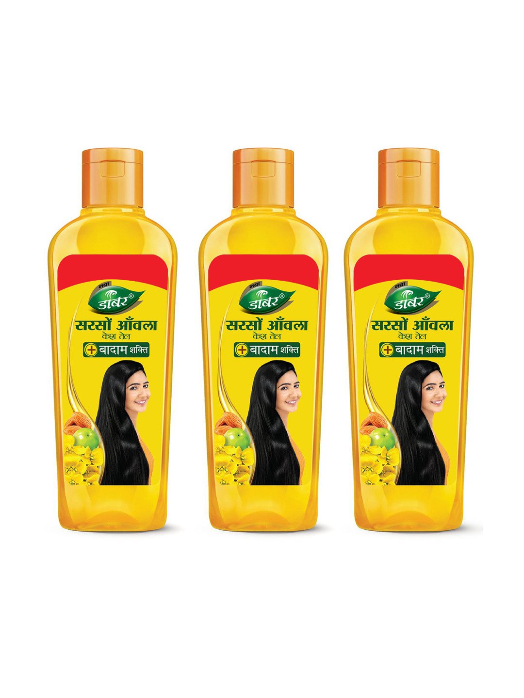 Dabur Set Of 3 Sarson Amla Hair Oil To Strengthen Hair & Reduce Hair Fall - 500ml Each, Yellow
Dabur Set Of 3 Sarson Amla Hair Oil To Strengthen Hair & Reduce Hair Fall - 500ml Each, Yellow