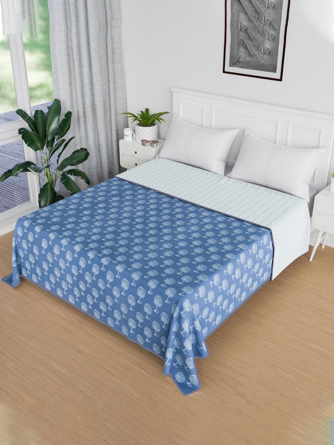 Kuber Industries Blue Ethnic Motifs AC Room 120 GSM Cotton Double Bed Reversible Blanket
Kuber Industries Blue Ethnic Motifs AC Room 120 GSM Cotton Double Bed Reversible Blanket