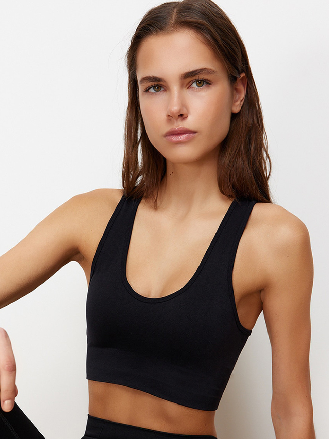 Trendyol Full Coverage Underwired Lightly Padded Workout Bra With All Day Comfort, Black
Trendyol Full Coverage Underwired Lightly Padded Workout Bra With All Day Comfort, Black