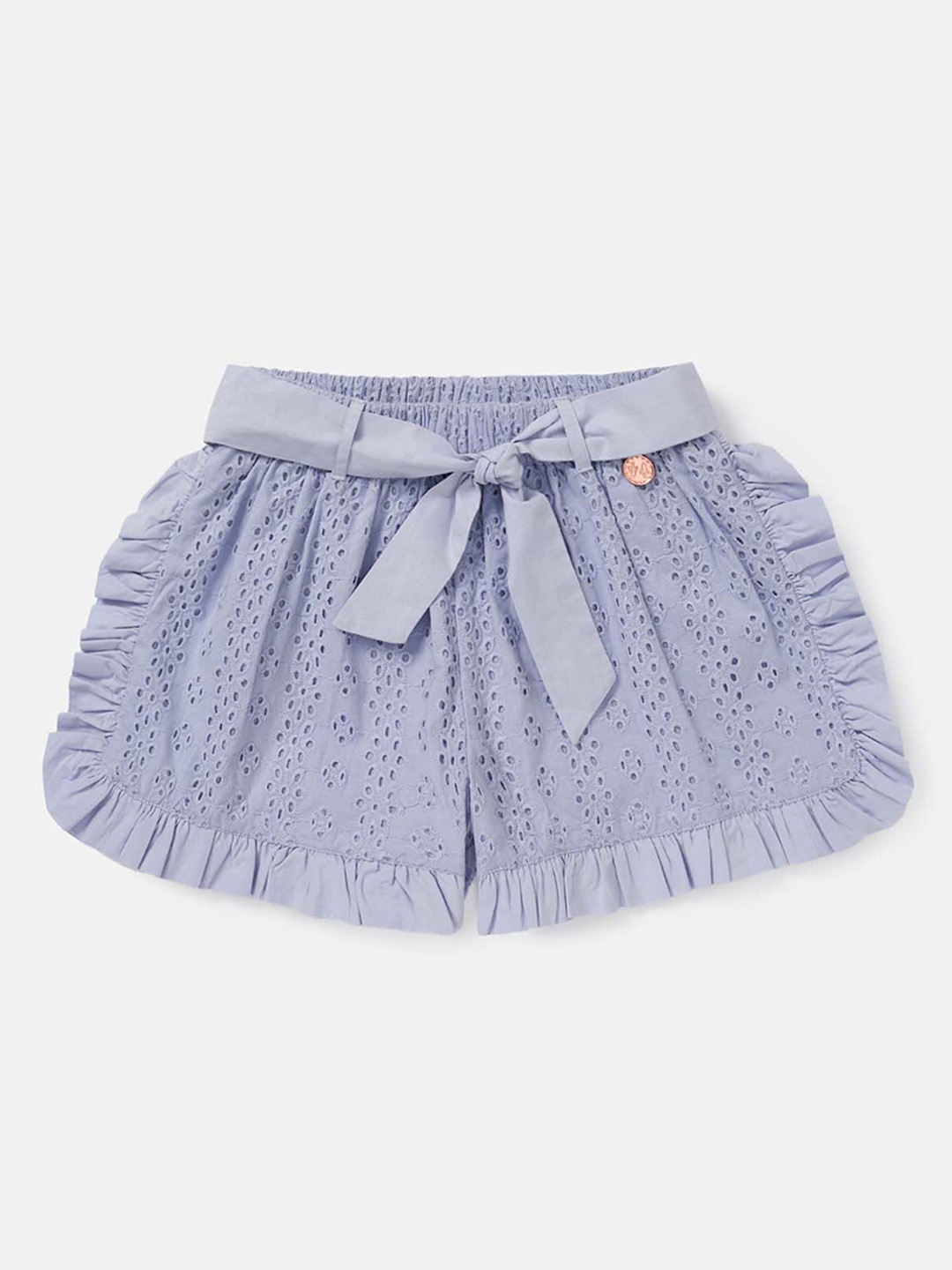 Angel & Rocket Girls Self Design Slim Fit Cotton Regular Shorts, Blue
Angel & Rocket Girls Self Design Slim Fit Cotton Regular Shorts, Blue