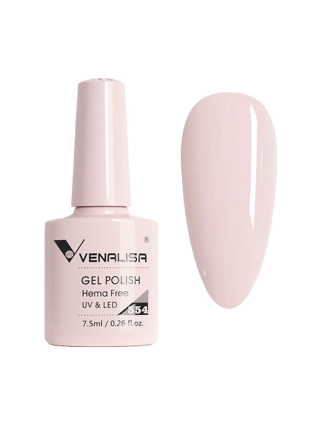 VENALISA Upgraded Formula Hema Free Soak-Off UV & LED Gel Nail Polish 7.5 ml - VIP5-554, Nude
VENALISA Upgraded Formula Hema Free Soak-Off UV & LED Gel Nail Polish 7.5 ml - VIP5-554, Nude