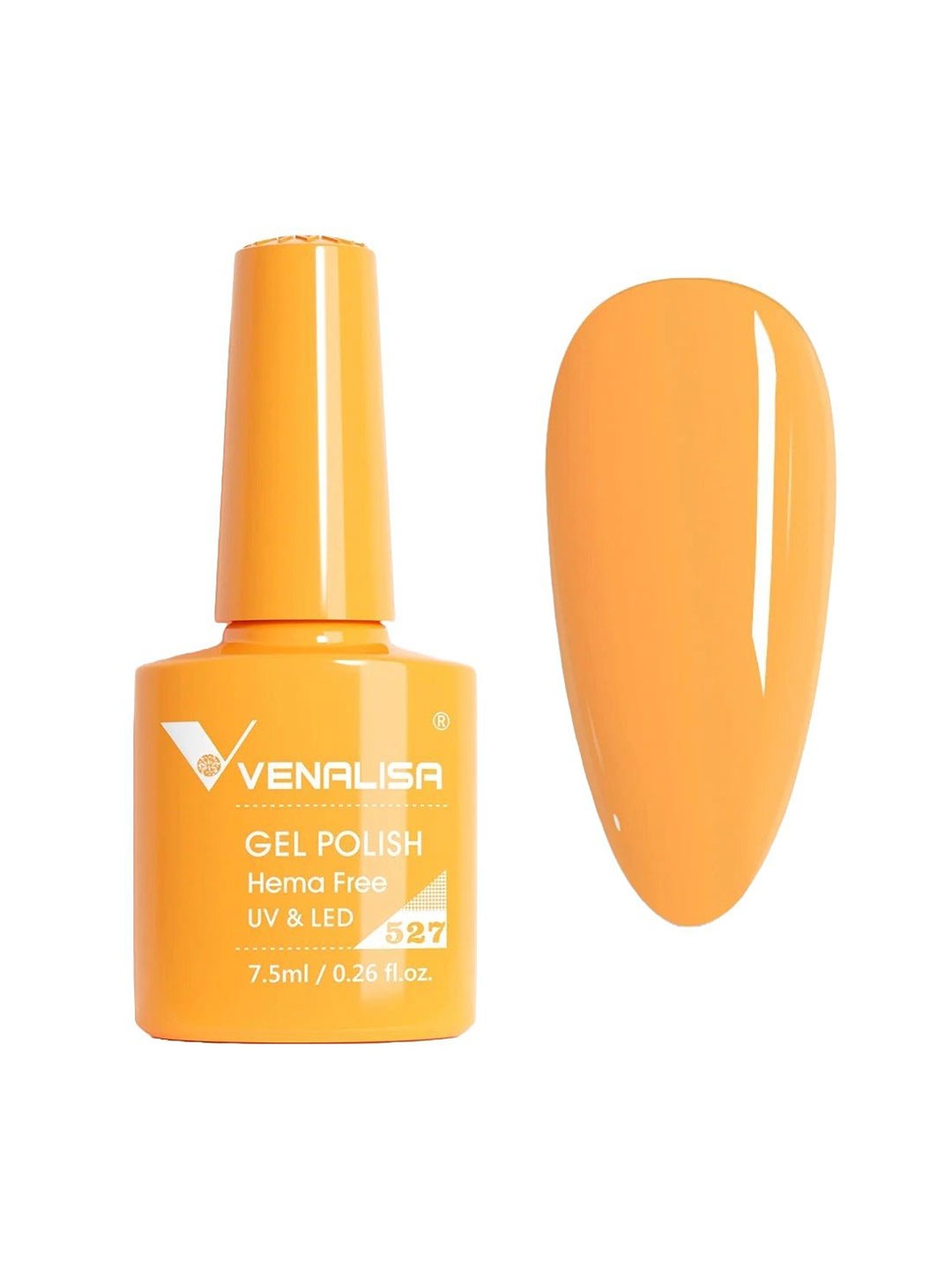 VENALISA Upgraded Formula Hema Free UV & LED Gel Nail Polish 7.5ml - Shade 527, Orange
VENALISA Upgraded Formula Hema Free UV & LED Gel Nail Polish 7.5ml - Shade 527, Orange