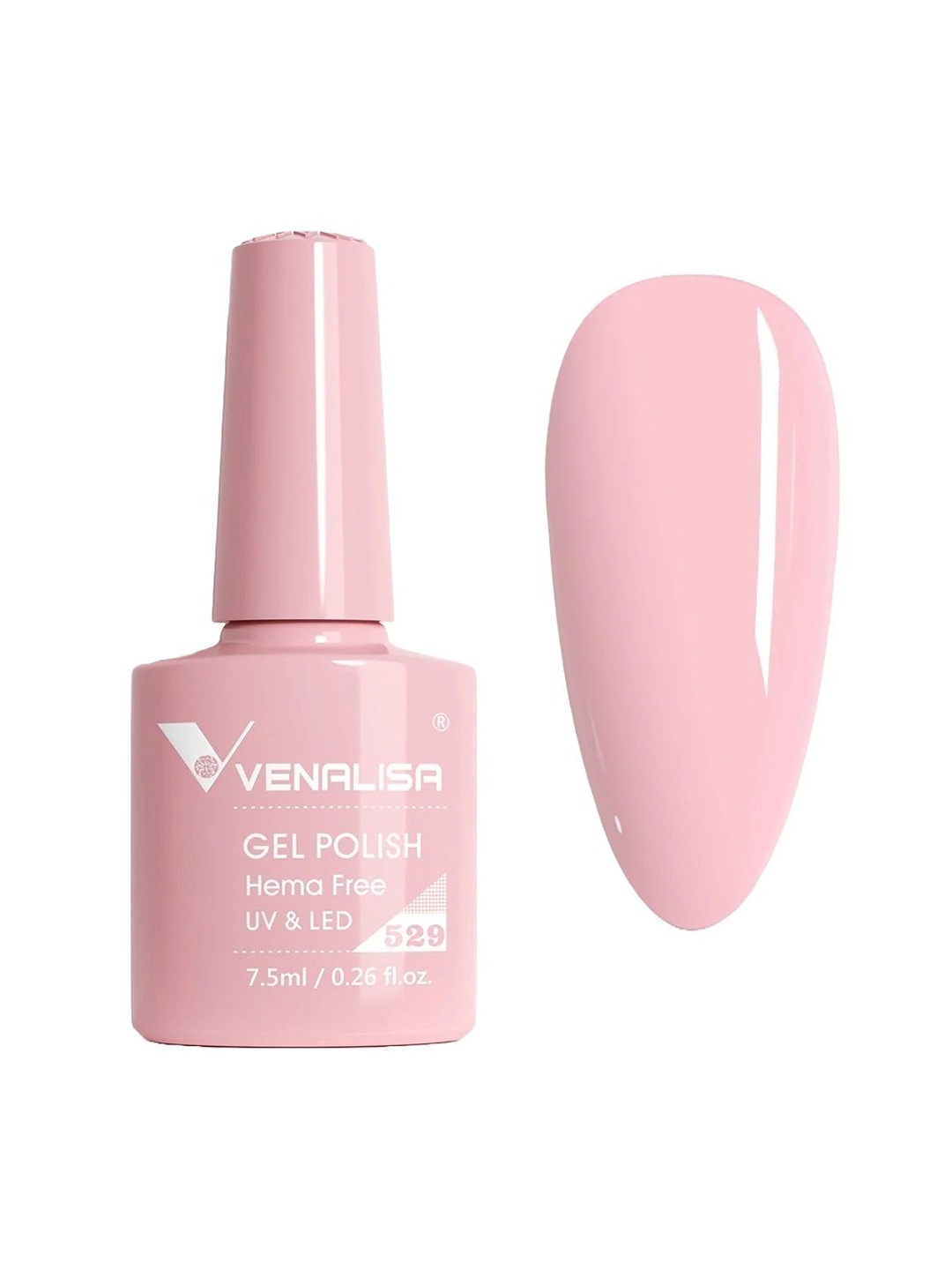 VENALISA Upgraded Formula Hema Free Soak-Off UV & LED Gel Nail Polish 7.5 ml - VIP5-529, Pink
VENALISA Upgraded Formula Hema Free Soak-Off UV & LED Gel Nail Polish 7.5 ml - VIP5-529, Pink