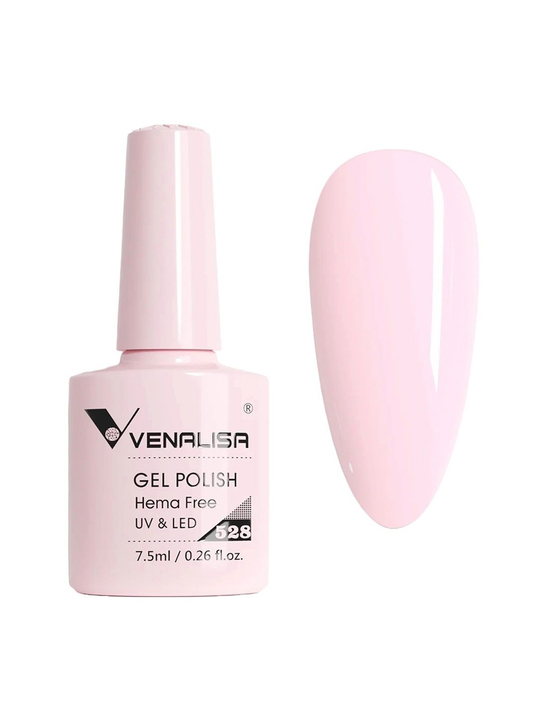 VENALISA Upgraded Formula Hema Free UV & LED Gel Nail Polish 7.5ml - Shade 528, Pink
VENALISA Upgraded Formula Hema Free UV & LED Gel Nail Polish 7.5ml - Shade 528, Pink