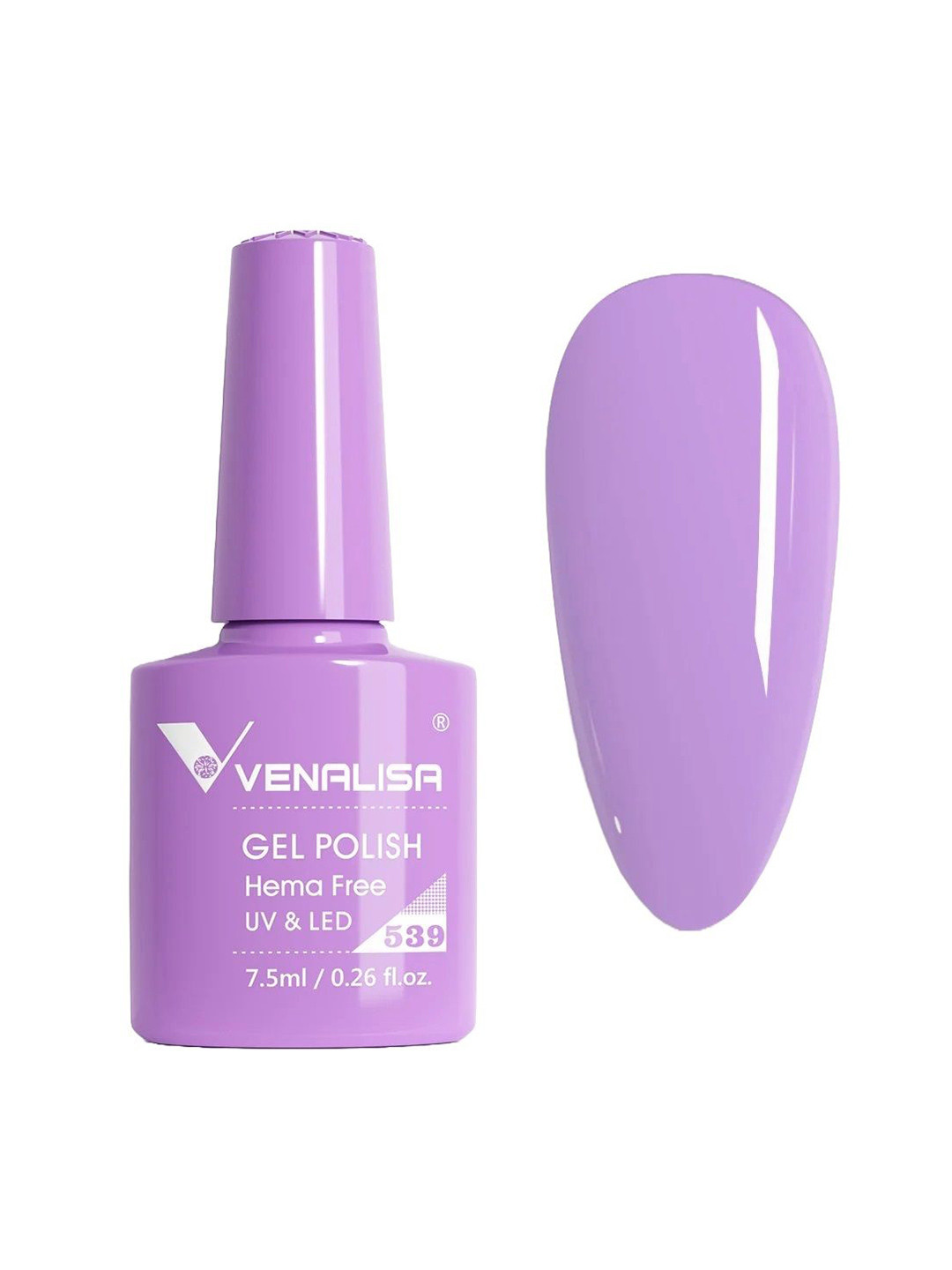 VENALISA Upgraded Formula Hema Free Soak-Off UV & LED Gel Nail Polish 7.5 ml - VIP5-539, Purple
VENALISA Upgraded Formula Hema Free Soak-Off UV & LED Gel Nail Polish 7.5 ml - VIP5-539, Purple
