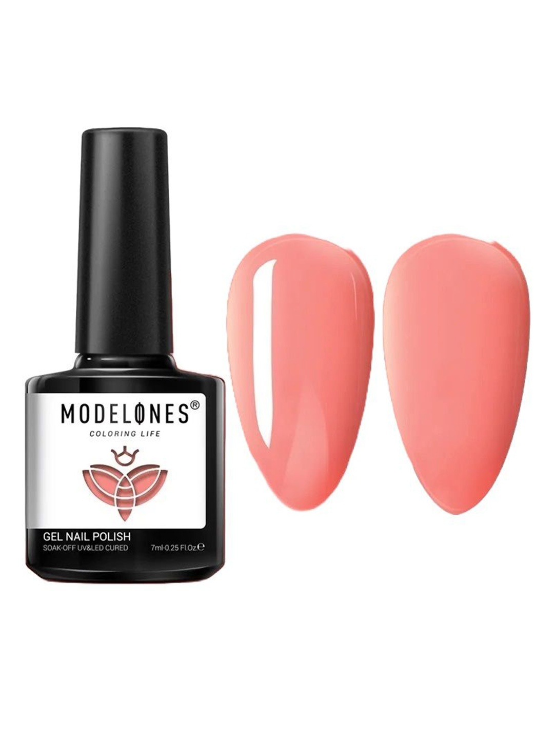 Modelones Coloring Life Soak Off UV & LED Cured Gel Nail Polish - 7 ml - MD 0099, Peach
Modelones Coloring Life Soak Off UV & LED Cured Gel Nail Polish - 7 ml - MD 0099, Peach