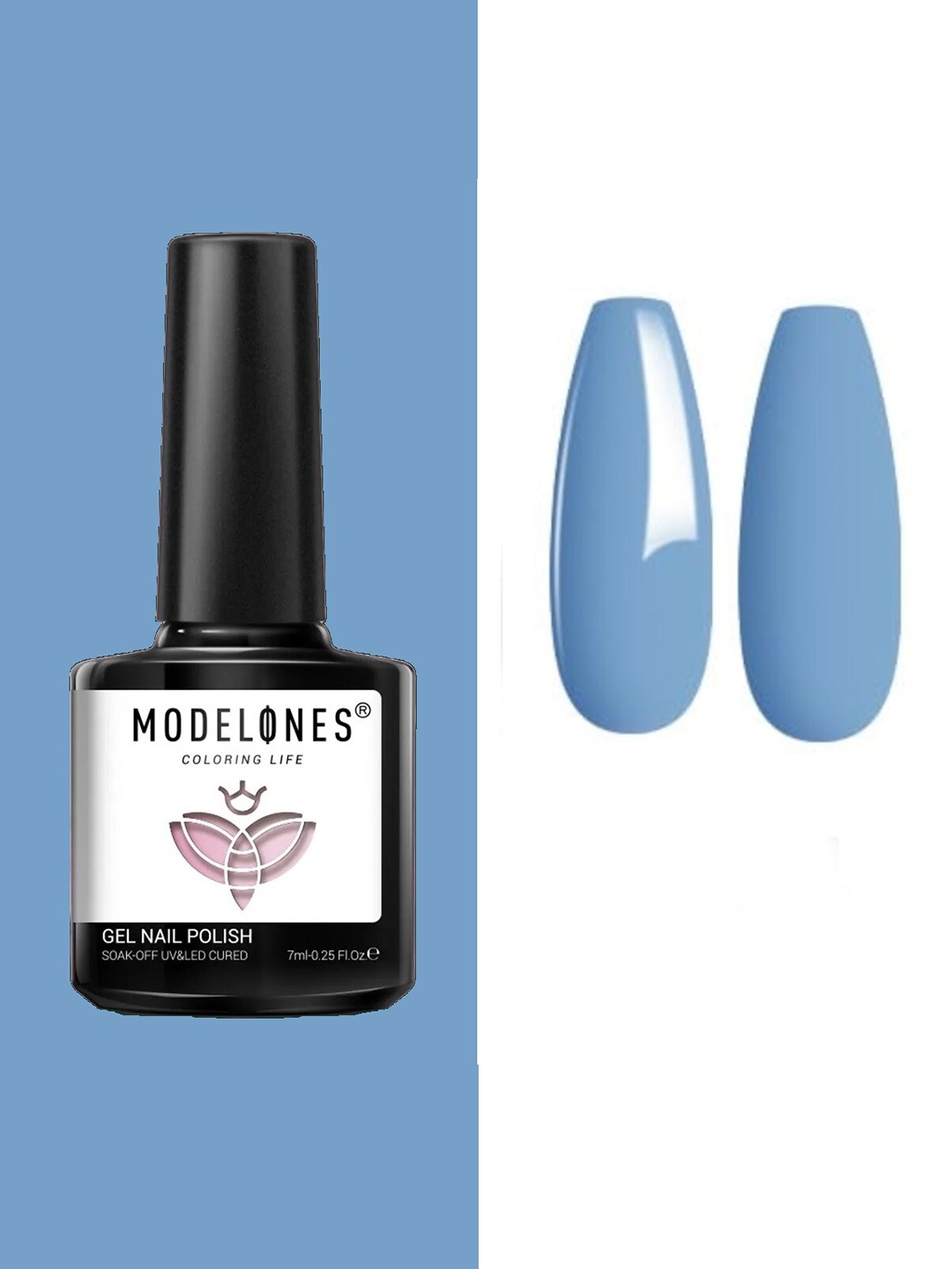 Modelones Coloring Life Soak Off UV & LED Cured Gel Nail Polish - 7 ml - MD 0364, Blue
Modelones Coloring Life Soak Off UV & LED Cured Gel Nail Polish - 7 ml - MD 0364, Blue