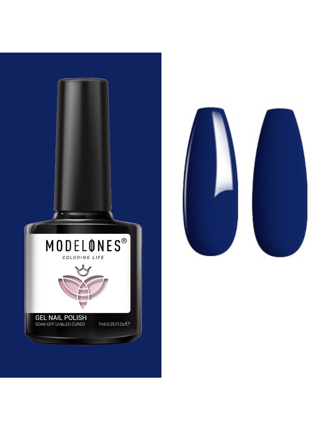 Modelones Coloring Life Soak Off UV & LED Cured Gel Nail Polish 7ml - Shade MD 0474, Navy blue
Modelones Coloring Life Soak Off UV & LED Cured Gel Nail Polish 7ml - Shade MD 0474, Navy blue