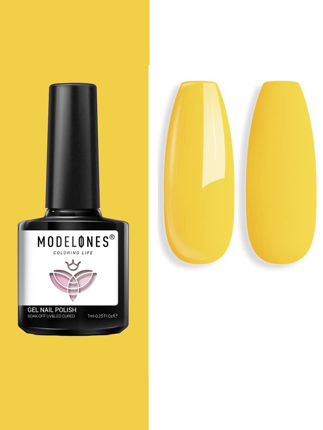 Modelones Coloring Life Soak Off UV & LED Cured Gel Nail Polish 7ml - Shade MD 0321, Yellow
Modelones Coloring Life Soak Off UV & LED Cured Gel Nail Polish 7ml - Shade MD 0321, Yellow