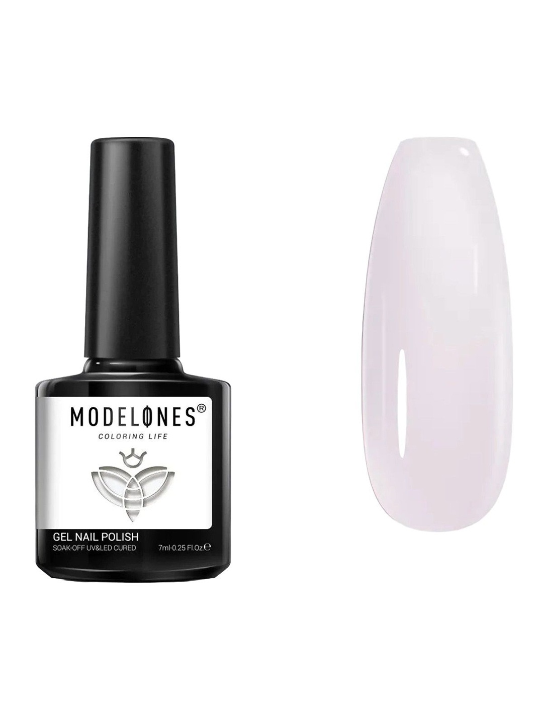 Modelones Coloring Life Soak Off UV & LED Cured Gel Nail Polish - 7 ml - MD 1673, White
Modelones Coloring Life Soak Off UV & LED Cured Gel Nail Polish - 7 ml - MD 1673, White