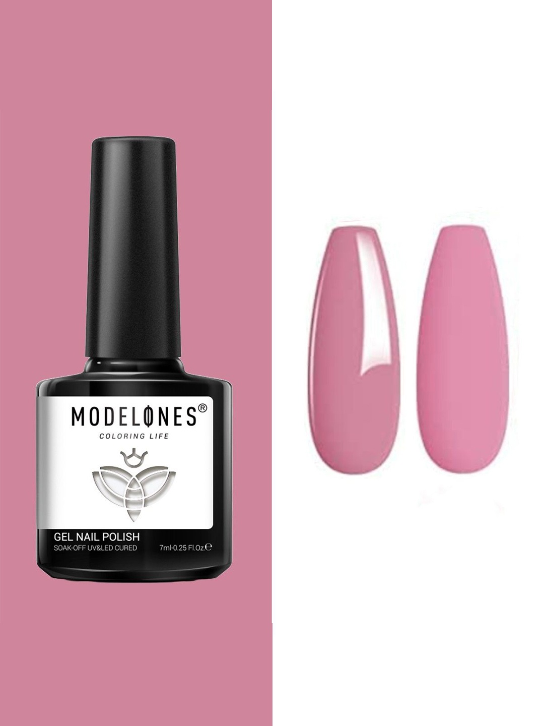 Modelones Coloring Life Soak Off UV & LED Cured Gel Nail Polish - 7 ml - MD 1019, Pink
Modelones Coloring Life Soak Off UV & LED Cured Gel Nail Polish - 7 ml - MD 1019, Pink