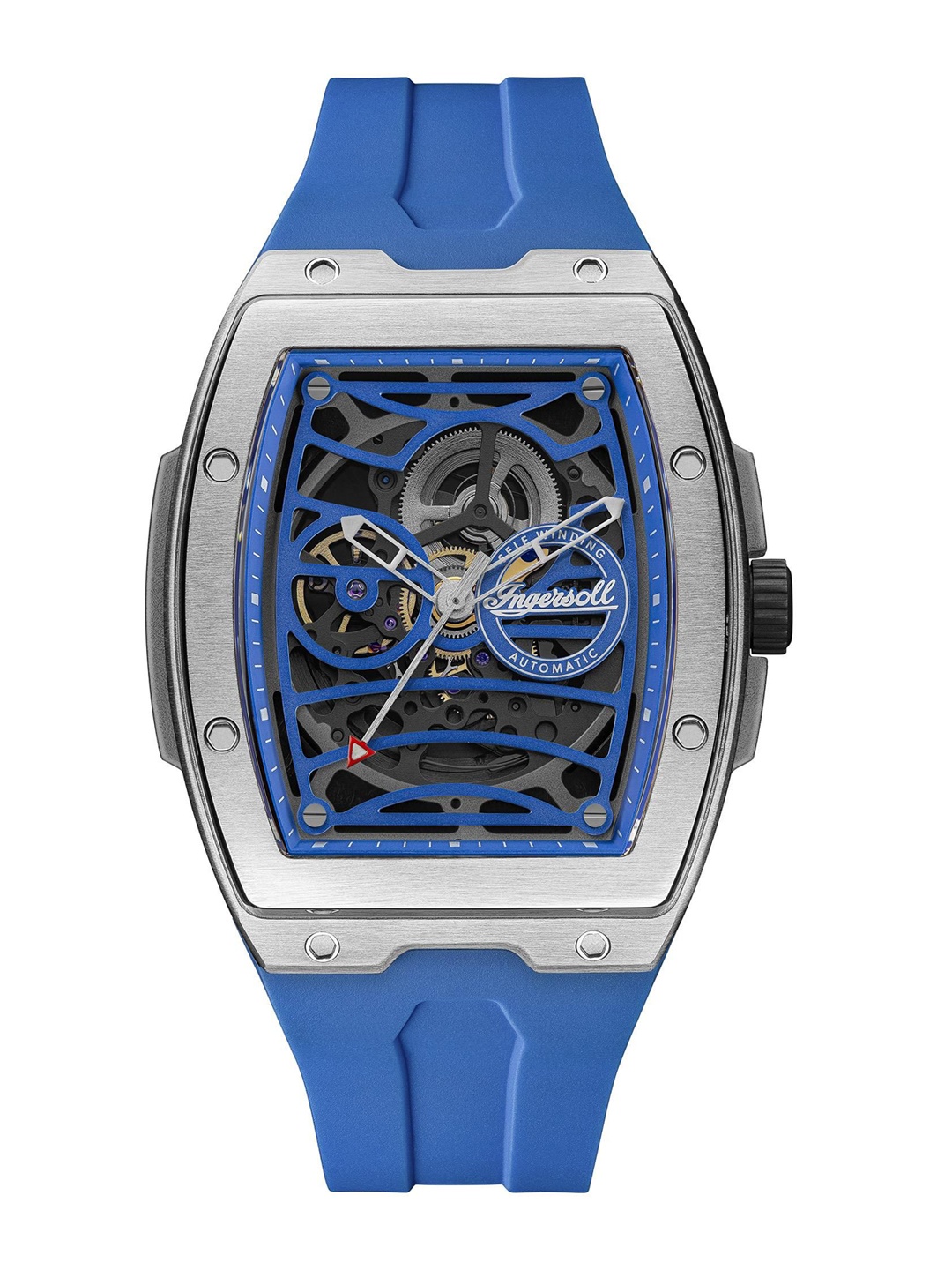 Ingersoll Challenger Men Skeleton Dial & Straps Analogue Automatic Watch I12308, Blue
Ingersoll Challenger Men Skeleton Dial & Straps Analogue Automatic Watch I12308, Blue