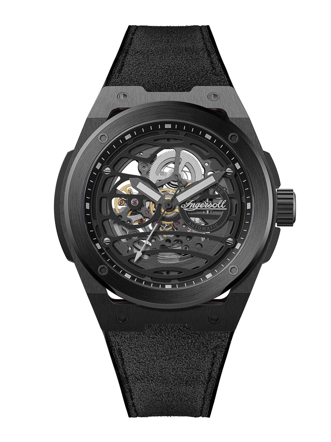 Ingersoll The Springfield Men Leather Straps Analogue Automatic Watch I15201, Black
Ingersoll The Springfield Men Leather Straps Analogue Automatic Watch I15201, Black
