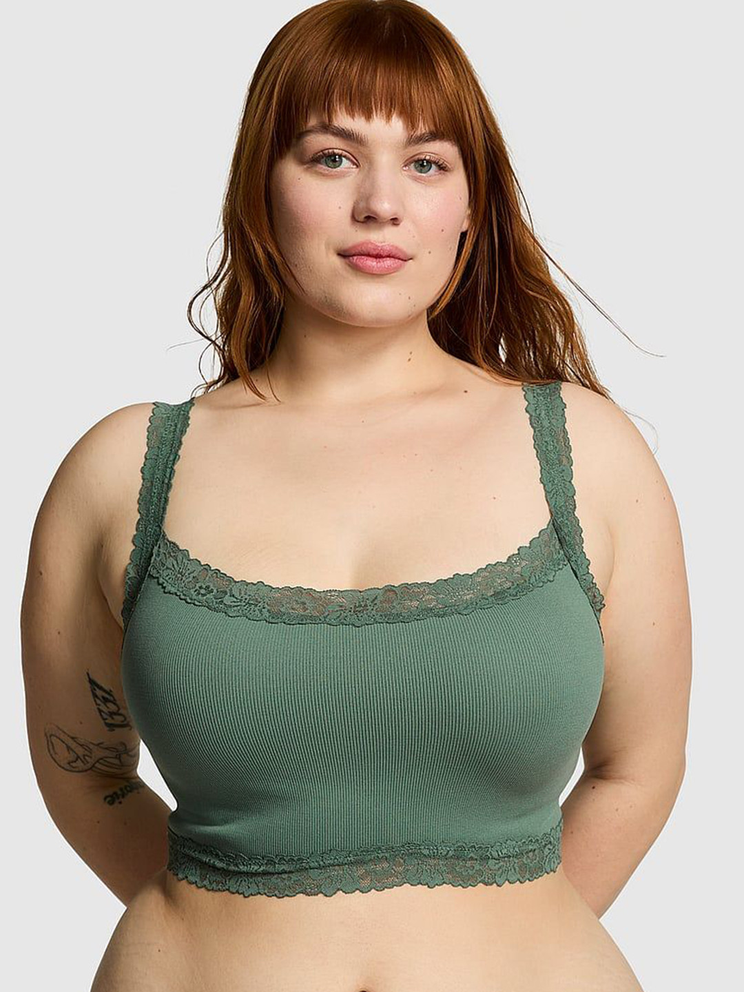 Victoria's Secret PINK Underwired Seamless Lightly Lined Bralette Bra With All Day Comfort, Green
Victoria's Secret PINK Underwired Seamless Lightly Lined Bralette Bra With All Day Comfort, Green