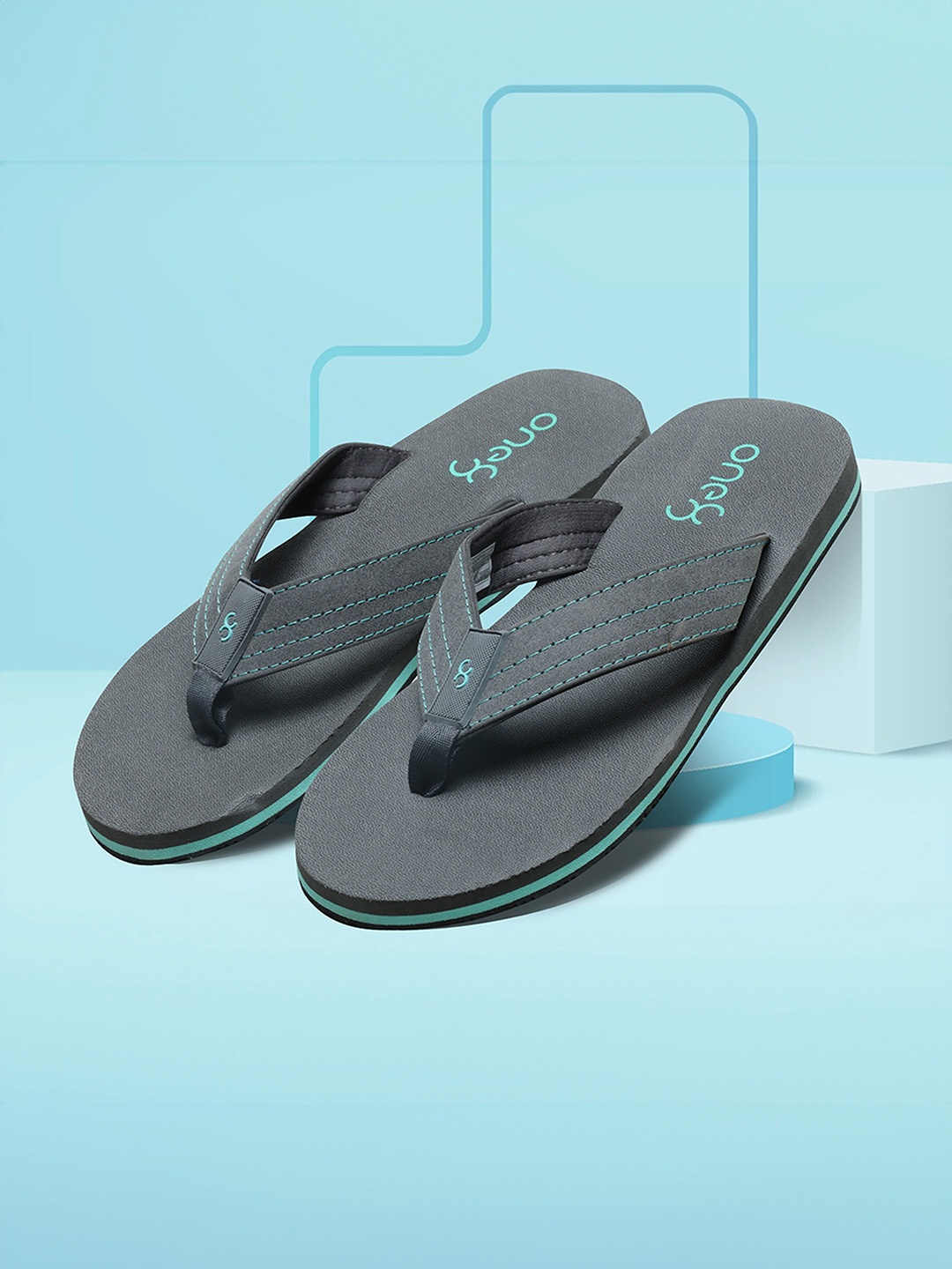 One8 Men's Anti-Skid Rubber Sole Comfort Footbed Water Resistant Light Weight Flip-Flops, Grey
One8 Men's Anti-Skid Rubber Sole Comfort Footbed Water Resistant Light Weight Flip-Flops, Grey