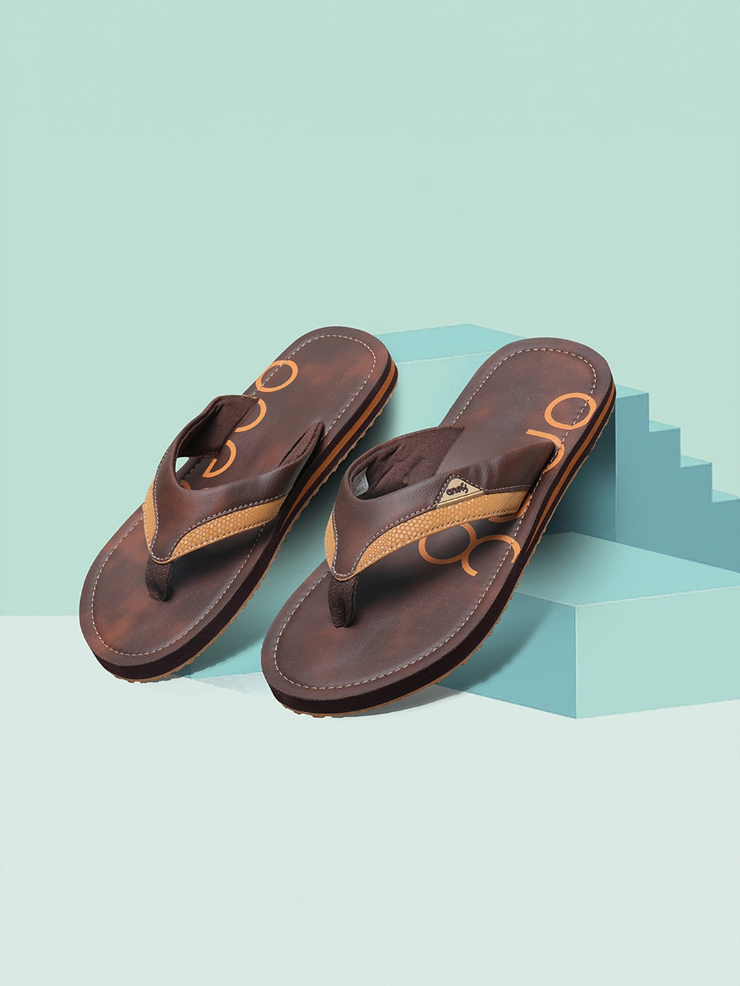 One8 Men's Anti-Skid TPR Sole Comfort Footbed Water Resistant Light Weight Flip-Flops, Brown
One8 Men's Anti-Skid TPR Sole Comfort Footbed Water Resistant Light Weight Flip-Flops, Brown