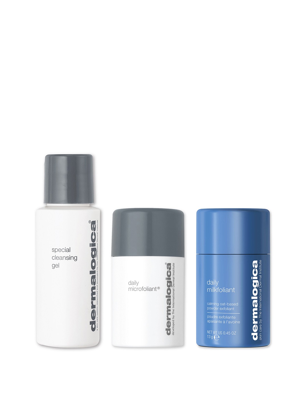 Dermalogica Set of Special Cleansing Gel + Powder Exfoliator + Daily Microfoliant, Blue
Dermalogica Set of Special Cleansing Gel + Powder Exfoliator + Daily Microfoliant, Blue