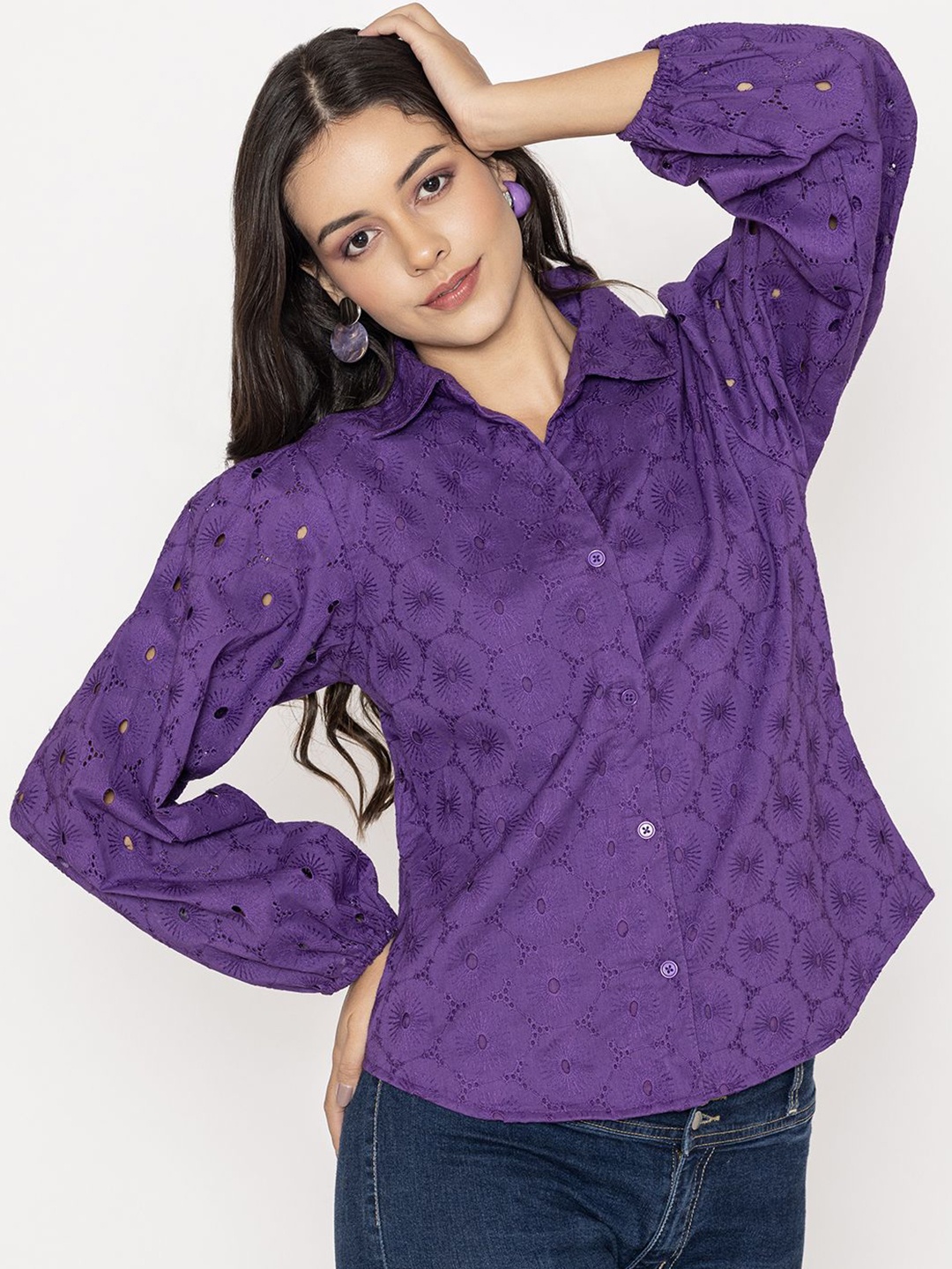 Lounge Dreams Premium Spread Collar Printed Relaxed Fit Cotton Casual Shirt, Purple
Lounge Dreams Premium Spread Collar Printed Relaxed Fit Cotton Casual Shirt, Purple