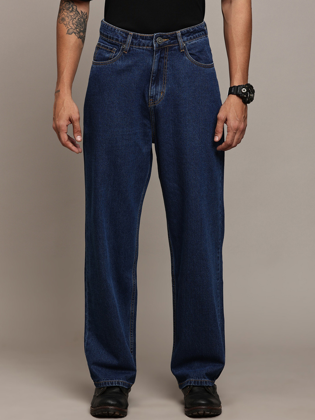 Roadster Men Clean Look Relaxed-Fit No Fade Jeans, Blue
Roadster Men Clean Look Relaxed-Fit No Fade Jeans, Blue