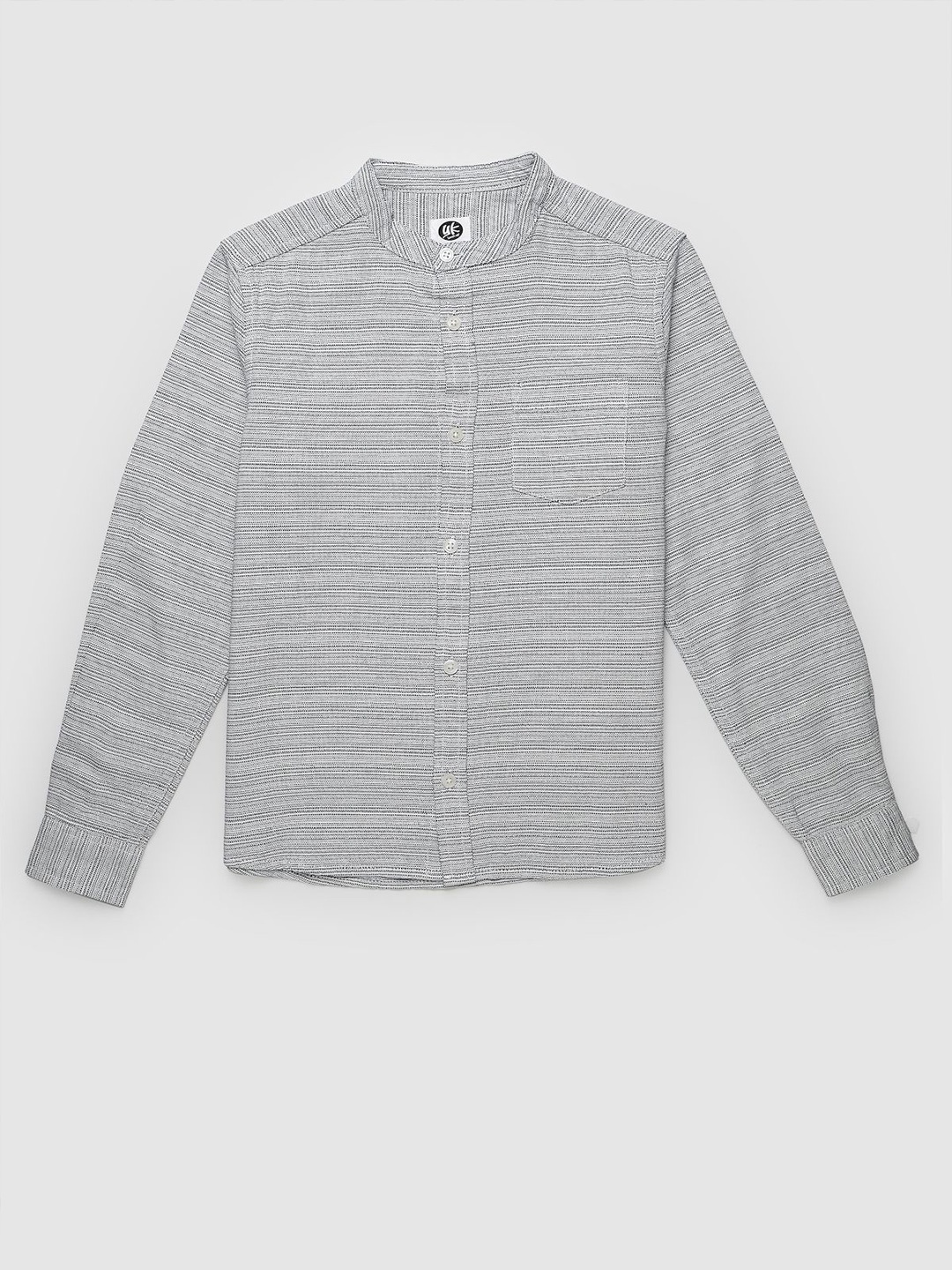 YK Boys Mandarin Collar Long Sleeves Comfort Horizontal Stripes Striped Casual Shirt, White
YK Boys Mandarin Collar Long Sleeves Comfort Horizontal Stripes Striped Casual Shirt, White