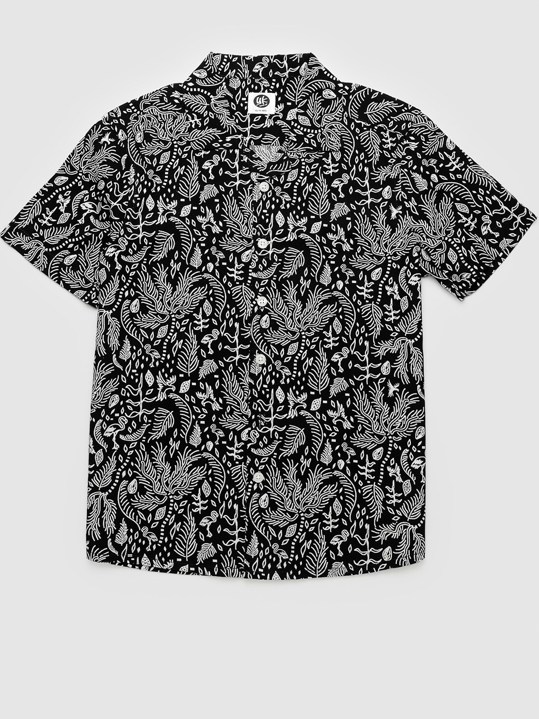 YK Boys Comfort Floral Printed Spread Collar Short Sleeves Cotton Casual Shirt, Black
YK Boys Comfort Floral Printed Spread Collar Short Sleeves Cotton Casual Shirt, Black