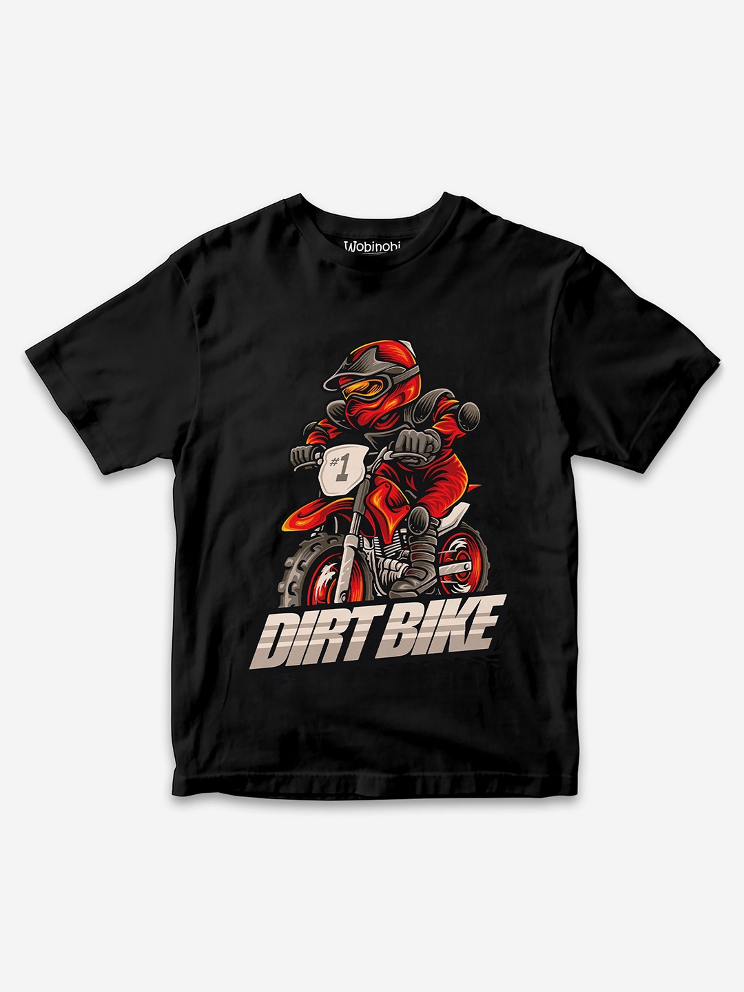 Wobinobi Boys Dirt Bike Racing Motorcycle Printed Pure Cotton Bio Finish Casual T-shirt, Black
Wobinobi Boys Dirt Bike Racing Motorcycle Printed Pure Cotton Bio Finish Casual T-shirt, Black