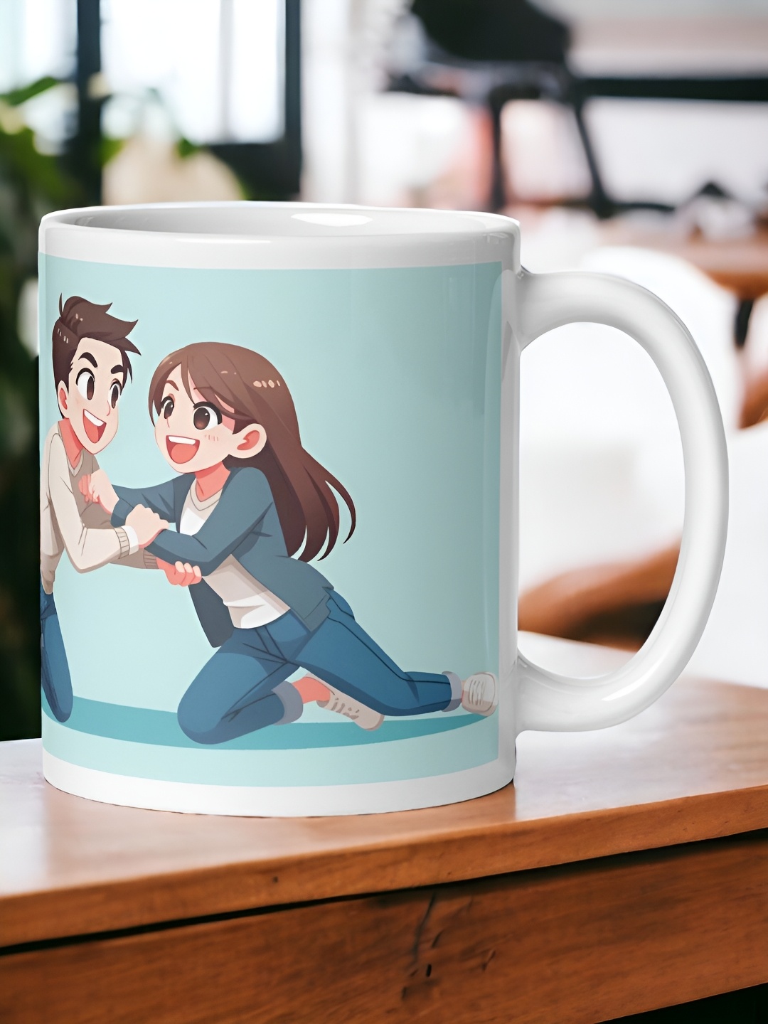 bettergiftflowers Blue & White Little Fights Printed Smooth Surface Glossy Mugs 350ml
bettergiftflowers Blue & White Little Fights Printed Smooth Surface Glossy Mugs 350ml