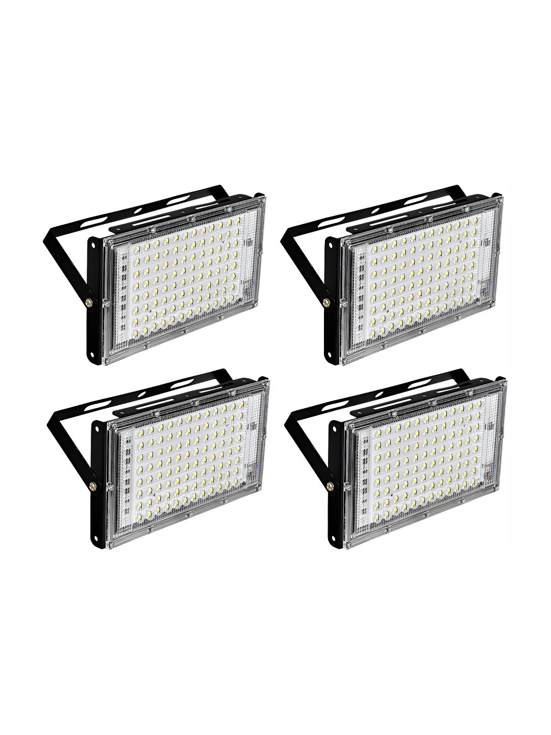 SPARK WORLD 4-Pcs White Outdoor Lamps