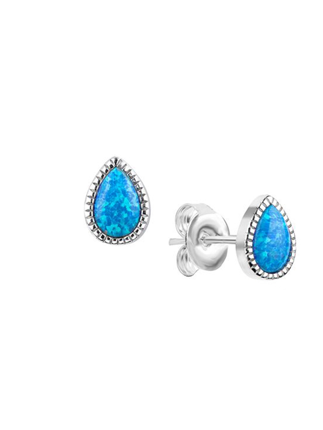 Nistra The Mystic Opal Rhodium Plated Sterling Silver Teardrop Shaped Studs Earrings
Nistra The Mystic Opal Rhodium Plated Sterling Silver Teardrop Shaped Studs Earrings