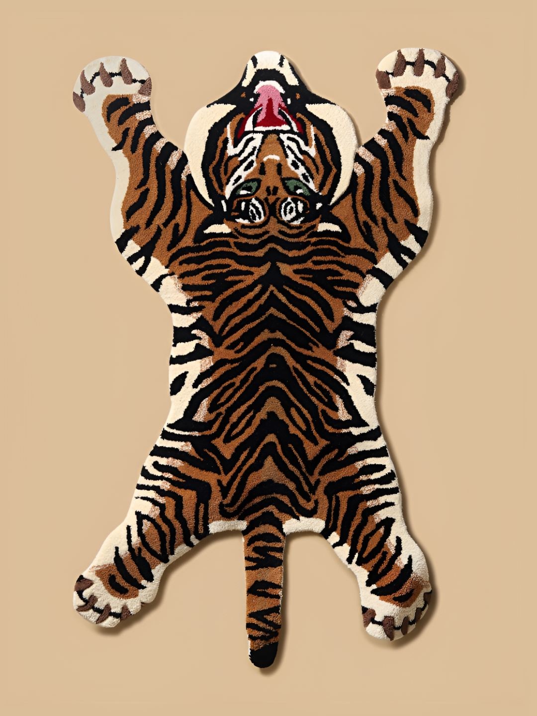 Exotic India Brown Sugar Tibetan Tiger Shaped Handmade Tufted Cotton-Wool Yogic Asana Mat
Exotic India Brown Sugar Tibetan Tiger Shaped Handmade Tufted Cotton-Wool Yogic Asana Mat